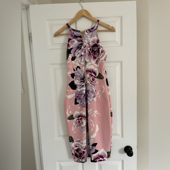 Floral Halter Dress - Picture 2 of 3